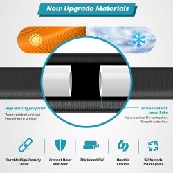 7.5 15 22 30Meter NO Expandable Flexible Garden Water Hose- Leak Proof, Puncture Resistant, No Kink, Lightweight Outdoor Flexible Hose For Yard, Farm, Car, Pet Cleaning 31.5x23.5x15