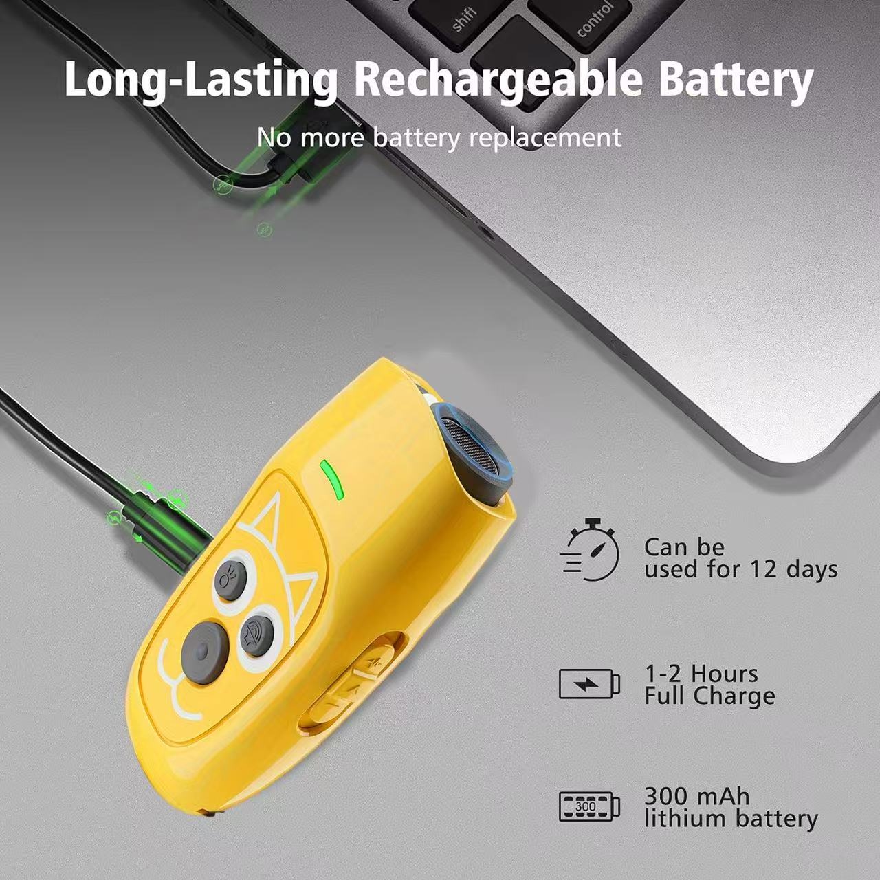 Anti Barking Device, Ultrasonic 3 In 1 Dog Barking Deterrent Devices, 3 Frequency Dog Training And Bark Control 16.4Ft Range Rechargeable With LED Light And Wrist Strap Christmas And Party Gifts