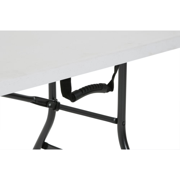 6 Foot Premium Folding Table, White Speckle  Shipment From Walmart