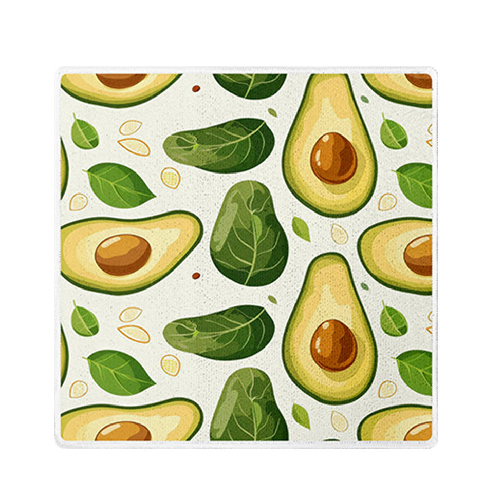 Printed Microfiber Kitchen Cleaning Cloth Small Square Towel