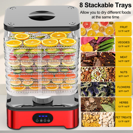 Food Dehydrator Household 8-layer Large Capacity Intelligent Food Dryer