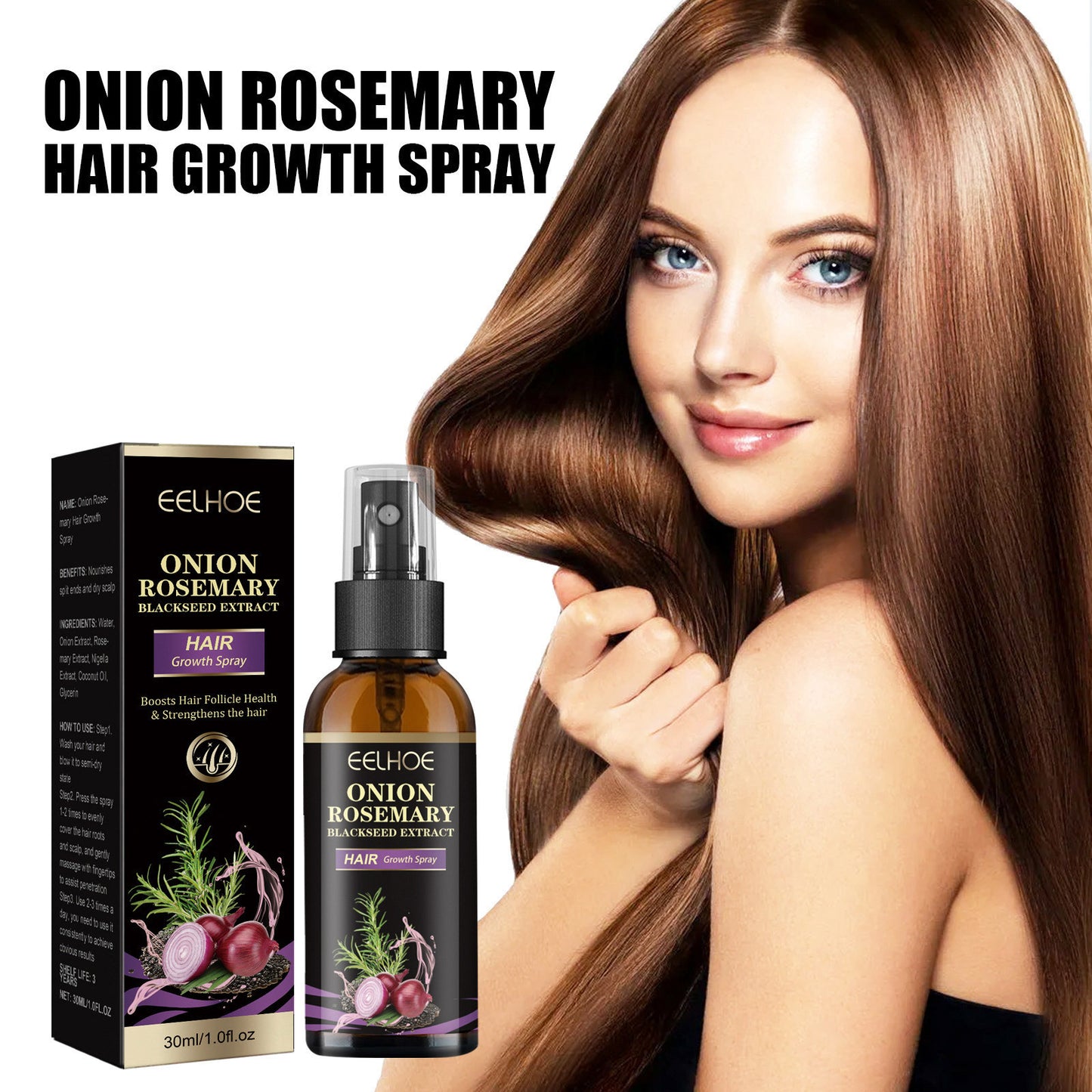 Scalp-softening Shine-enhancing Hair Care Spray