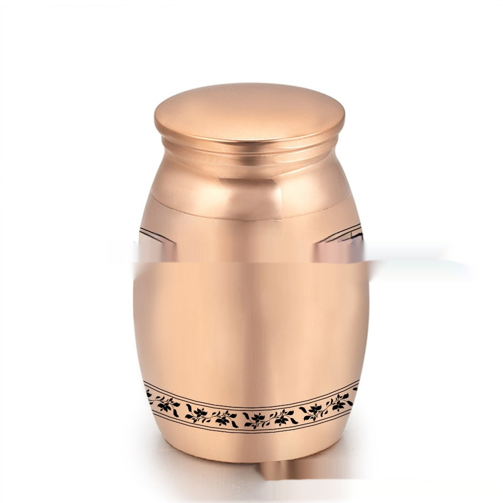 Amazon Bestseller Aluminum Alloy Memorial Pet Urn For Ashes, Keepsake Cremation Urn For Loved Ones, Funeral Supplies