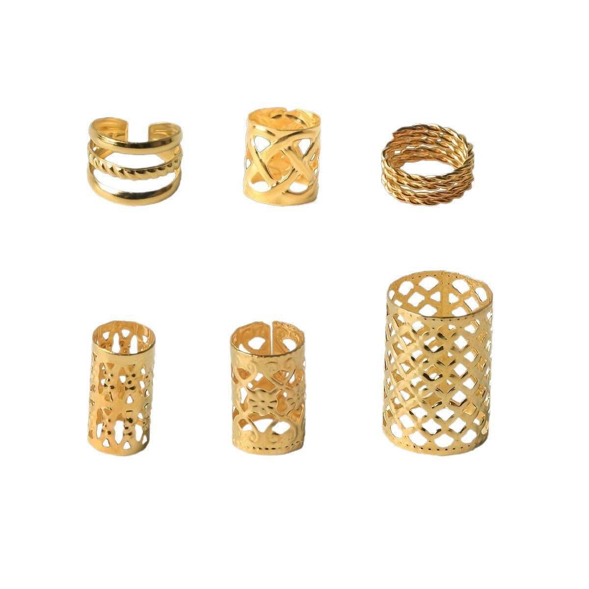 DIY Wig Dreadlock Accessories Hollow Out