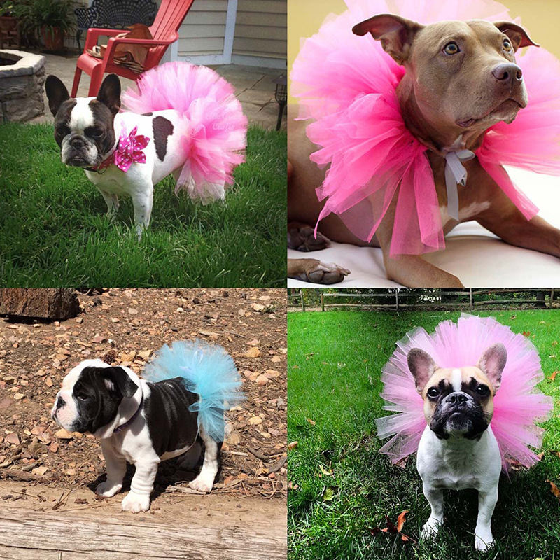European And American-style Festive Pet Tulle Tutu Skirt