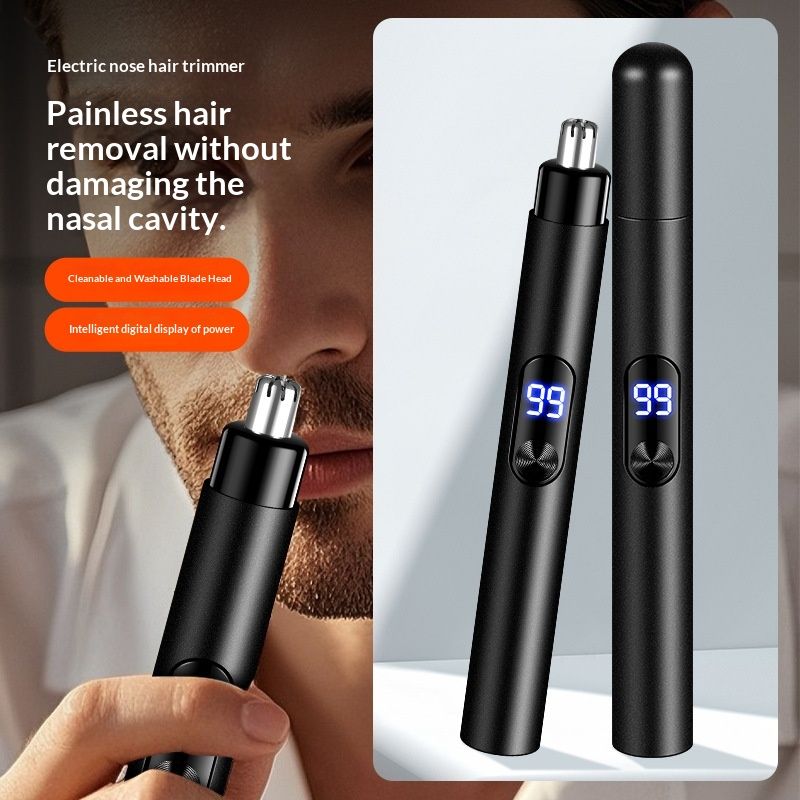 Rechargeable Electric Mens Nose Hair Trimmer