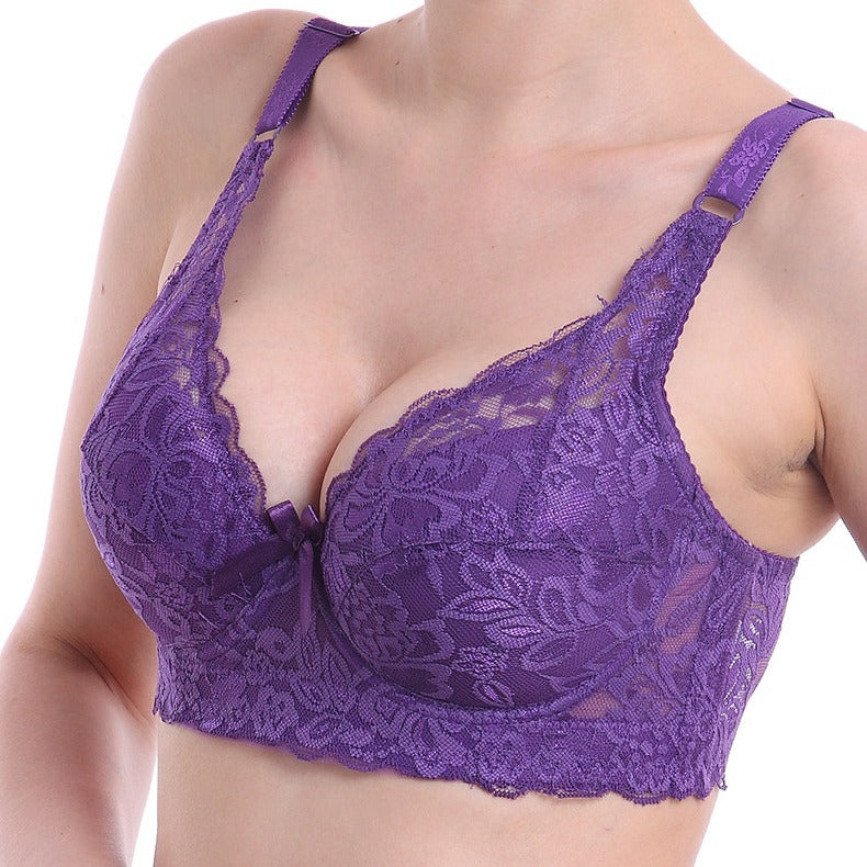 Underwear With Steel Ring Beauty Back Breast Holding