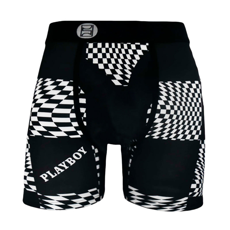 Cartoon Printed Quick-dry Men's Sports Fitness Extended Underwear