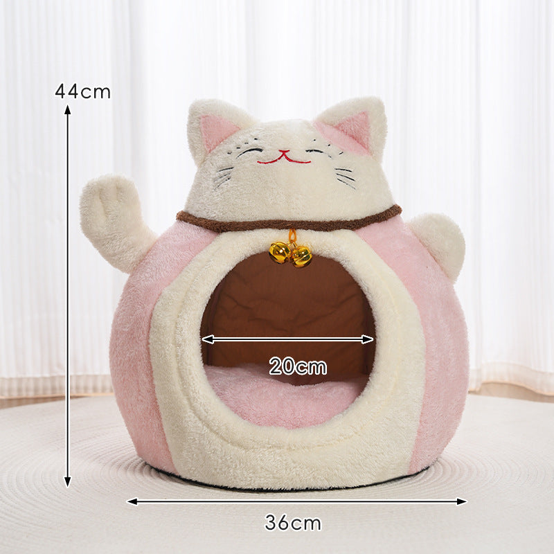 New Fortune Cat Bed Lucky Pet Nest