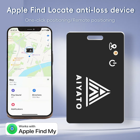 Anti-loss Alarm Device Ultra-thin Card Wireless Charging