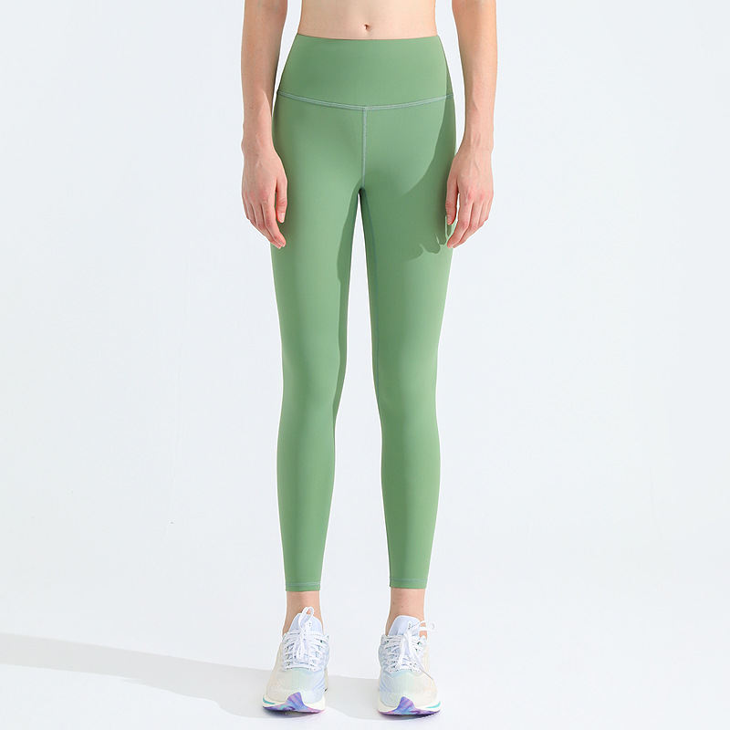 Double-sided Brushed Yoga Pants Women's Nude Butt Lift High Waist