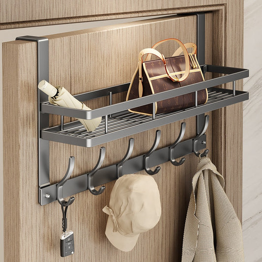 Home Wall-mounted Door-back Storage Shelf