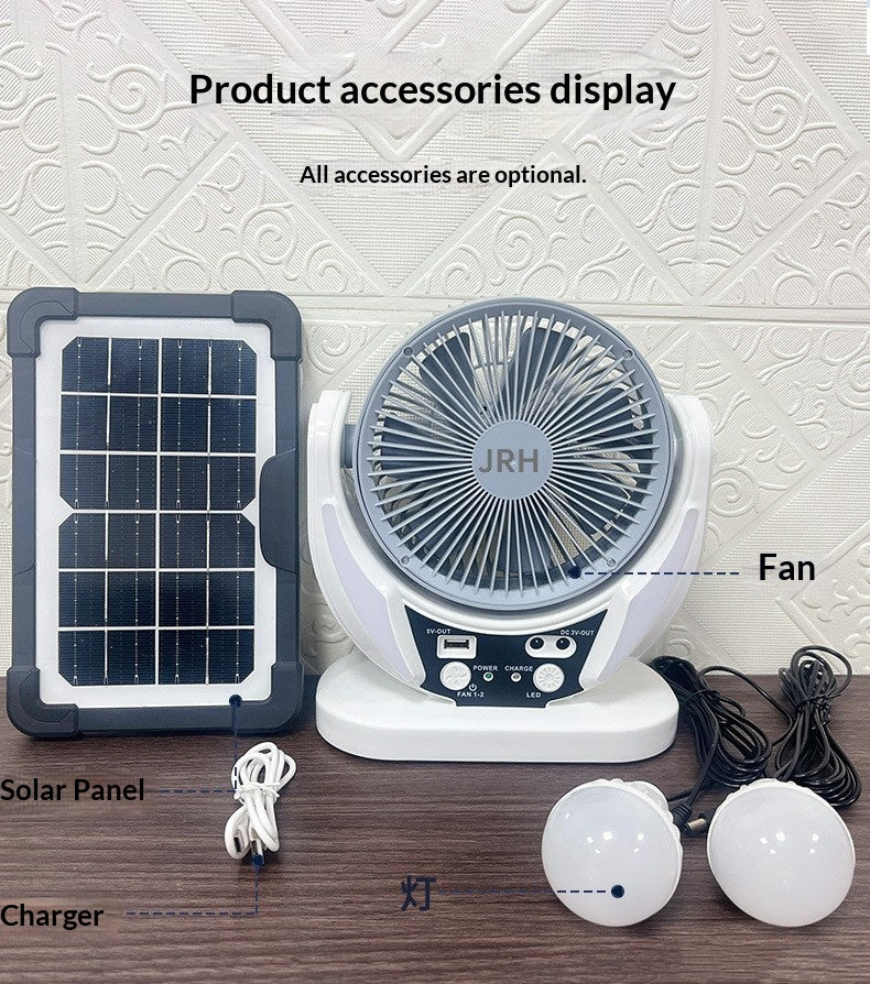 Electric Fan Desktop Household Mute Charging Belt
