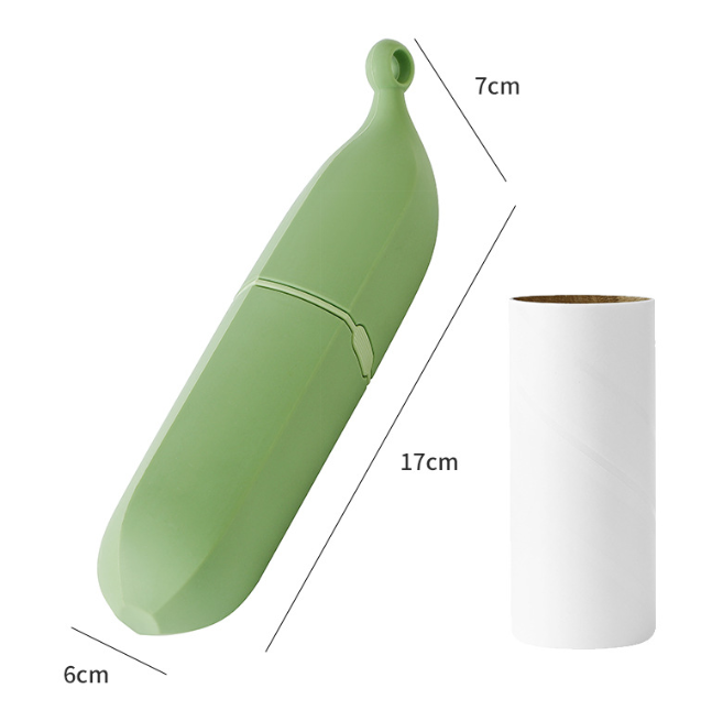 Banana Hair Sticker-Double Ended Dual-Use-Green-PP-1 piece