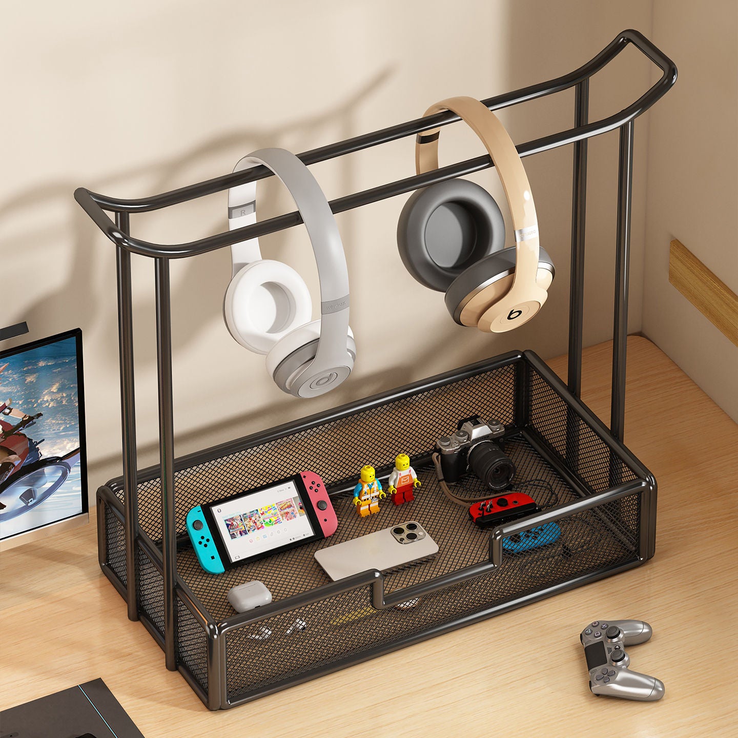 Creative Home Metal Over-Ear Headphone Stand