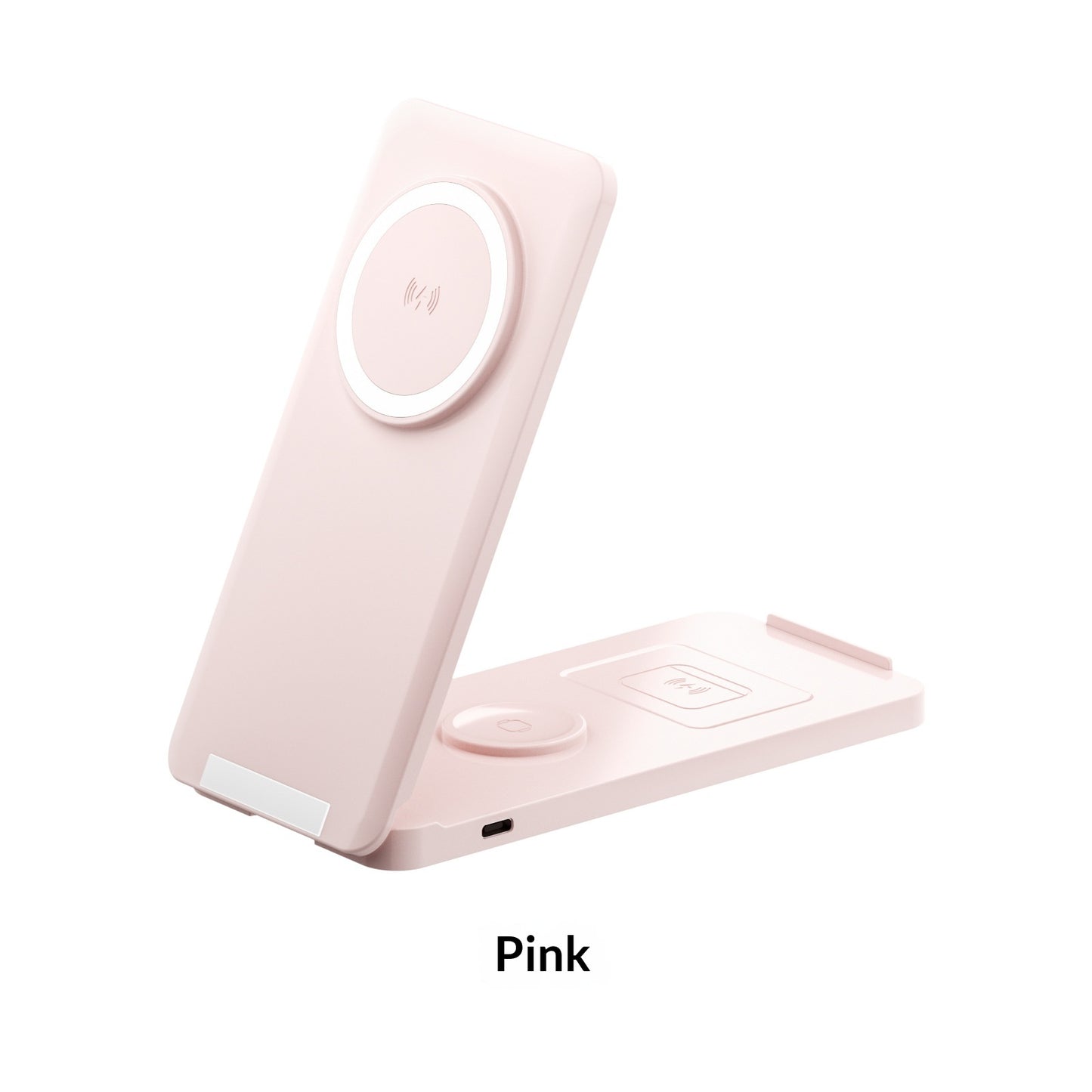 Foldable Multifunctional Portable Vertical Stand With Magnetic Wireless Charging