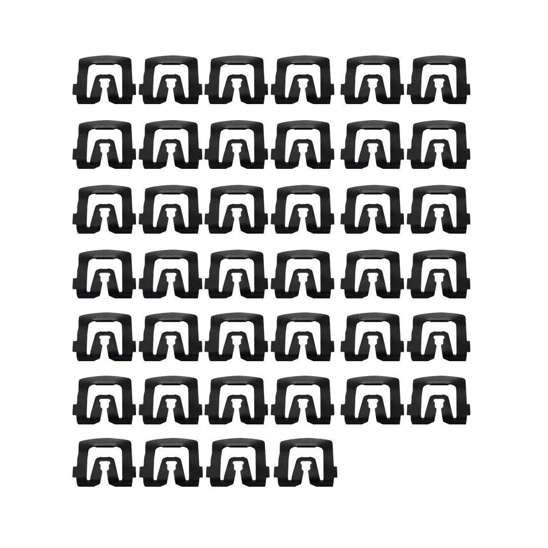 Set Of 40 Body Front Windshield Reveal Trim Molding Clips For 1964-1993