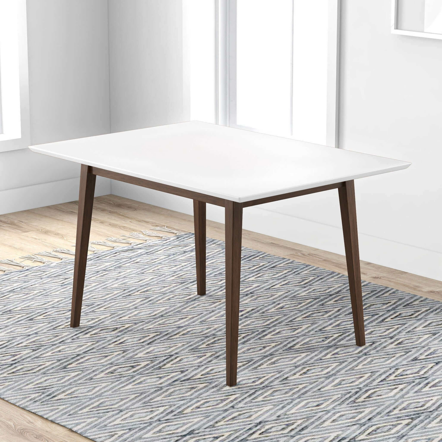Levi Modern Style Solid Wood Rectangular Dining Kitchen Table 47