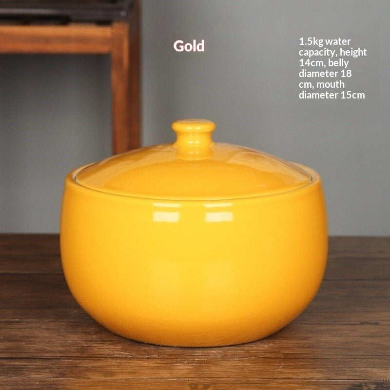 Jingdezhen Ceramic Tea Caddy With Lid Premium Quality