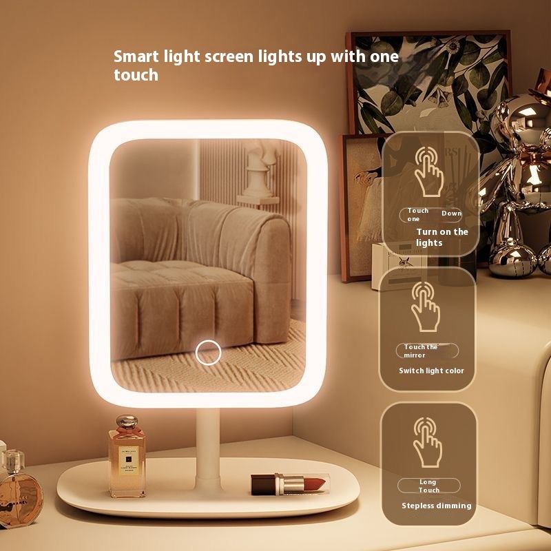 Makeup With Light Desktop Female Fill Light Small Mirror