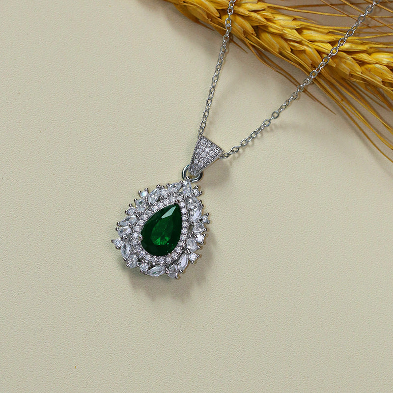 Minimalist Necklace Pendant Jewelry, New Foreign Trade Products, Popular European And American Style Zircon Necklace For Women, Street Style