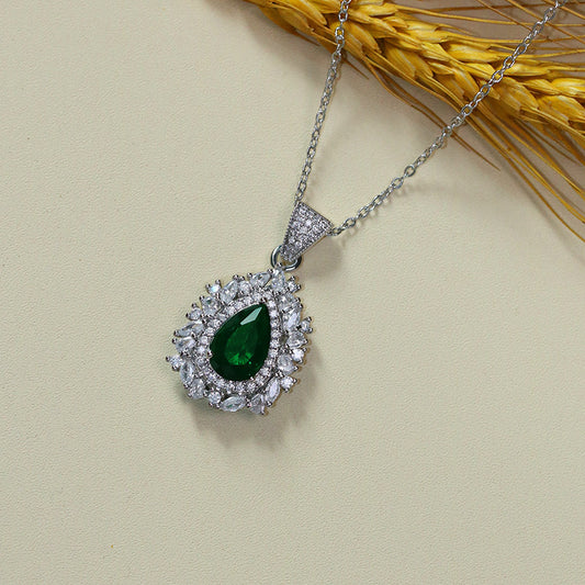 Minimalist Necklace Pendant Jewelry, New Foreign Trade Products, Popular European And American Style Zircon Necklace For Women, Street Style