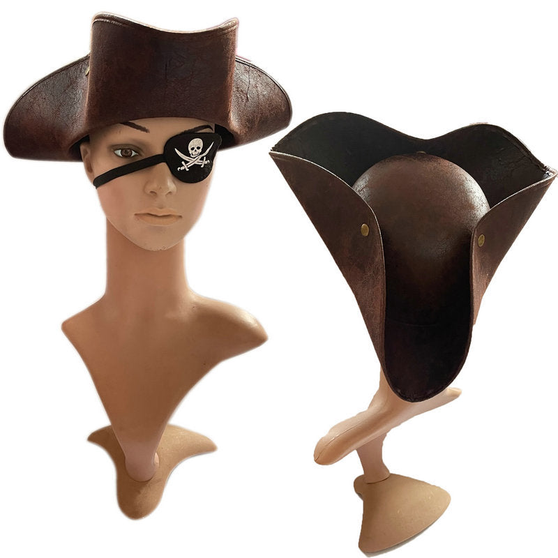 Party Makeup Ball Props Captain Hat Triangle Shawl
