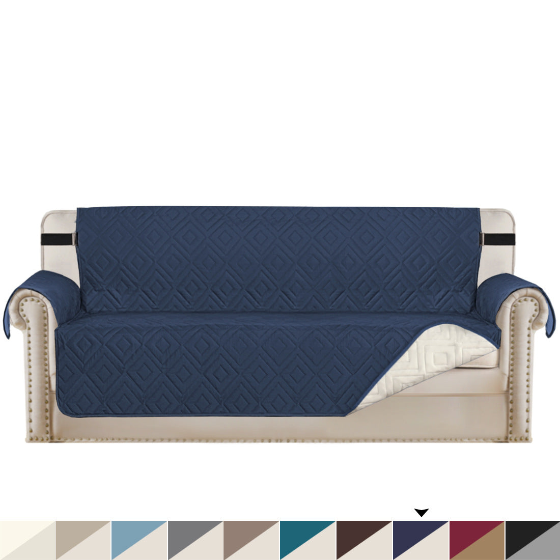 Recycled Grid Breathable Thickened Waterproof Pet Sofa Cushion