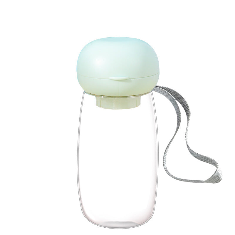 Portable Pet Water Bottle Outdoor Travel Drinking Cup Feeding Bowl With Lanyard For Small Medium Cats Dogs Pet Supplies High Temperature Resistance