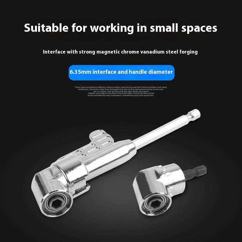 105 Degrees Bit Corner Device Electric Screwdriver Bending Tool Accessories
