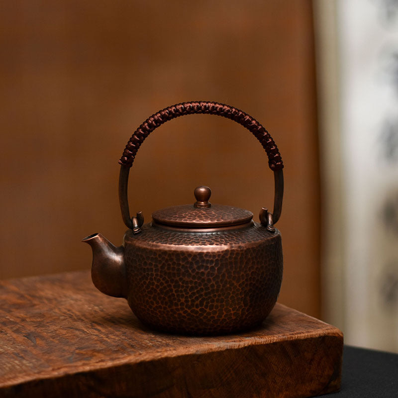 Purely Handmade Copper Teapot For Gongfu Tea