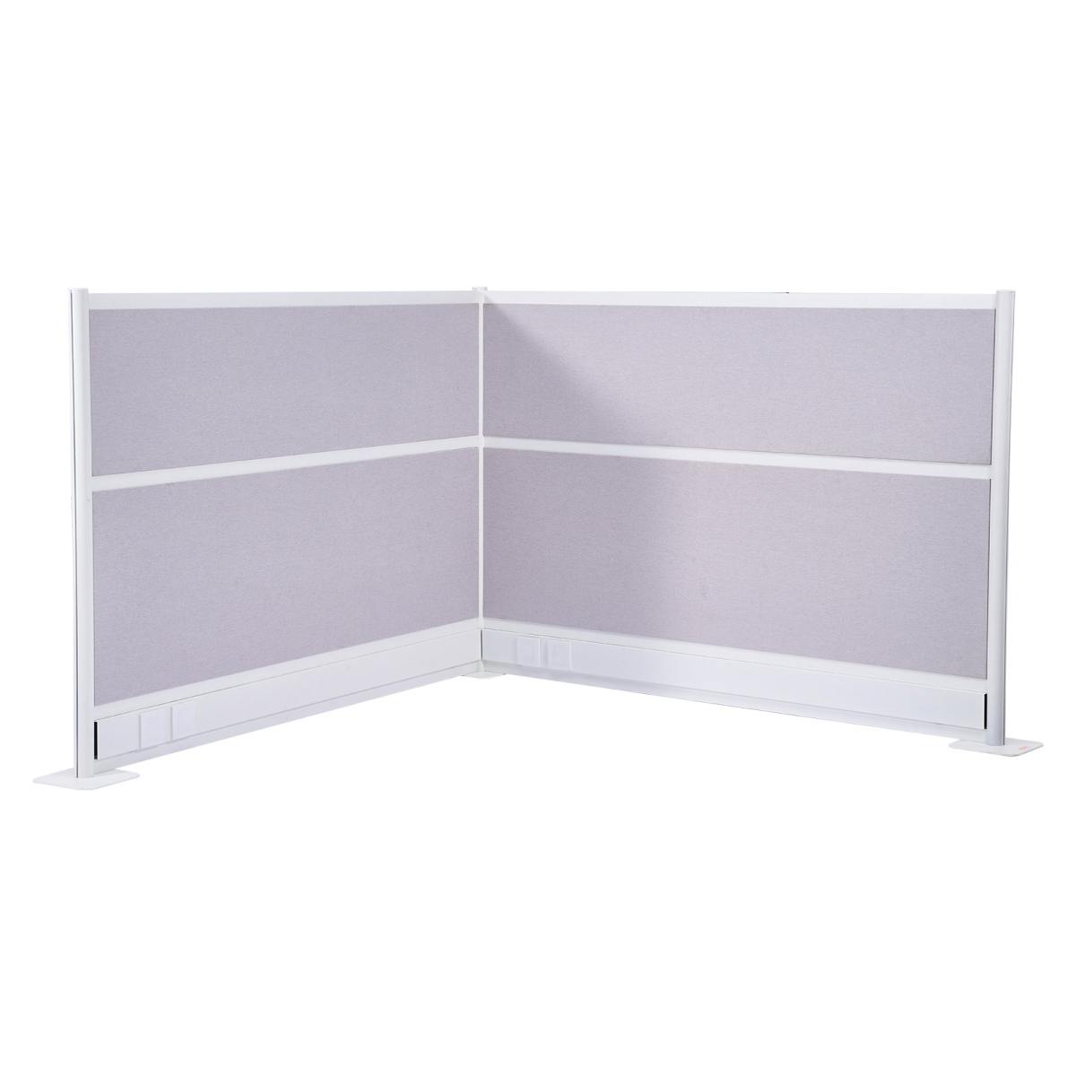 Office Divider Privacy Partitions, 2-Pack, 72" X 48" Room Divider Walls, PET Workstation Cubicle Partition With Outlet Covers, Freestanding Privacy Panels For Office Library School