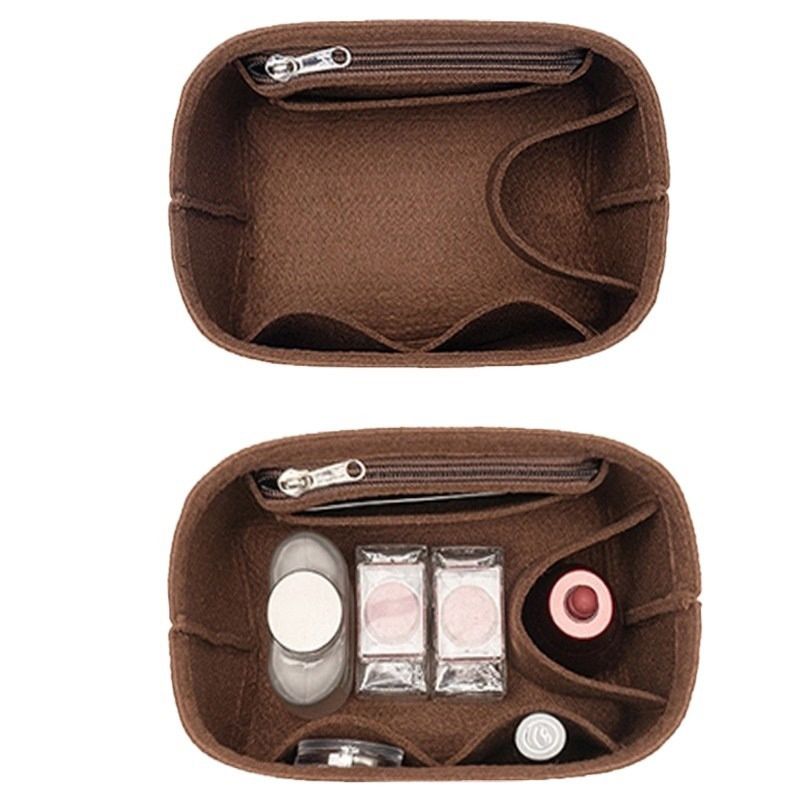 Felt Insert Storage Pouch For Rally Makeup Bag Liner Storage Support Bag