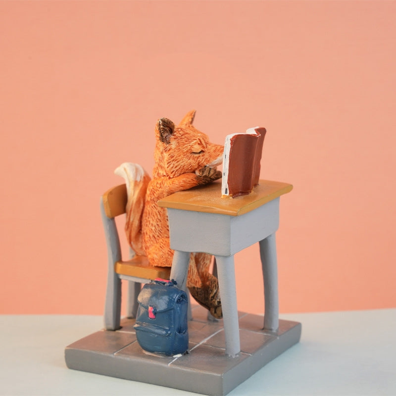 Creative Classroom Room Desk Decoration Cute Animal Figurines