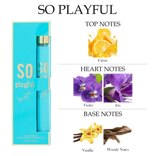 6pcs Travel Set, Women's Eau De Parfuma Spray, Long Lasting Fragrance, 6 Different Flavor, Perfect For Holiday Gifts, Dating, Daily Life, Parties, 1.18fl.oz Bottle