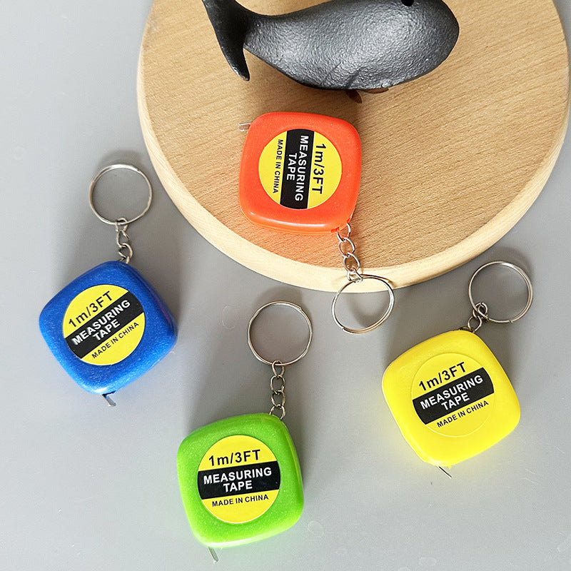 Small Tape Measure With Keychain Gift Ruler Mini Steel Measuring Tape