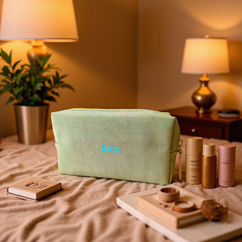 Solid-color Portable Large-capacity Minimalist Makeup Bag