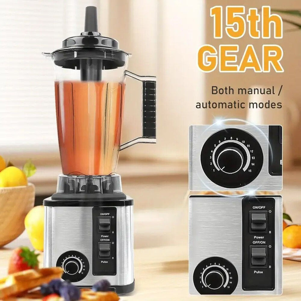 3L Power Commercial Food Blender Juicer Mixer Crusher Processor Grinder 8 Blades