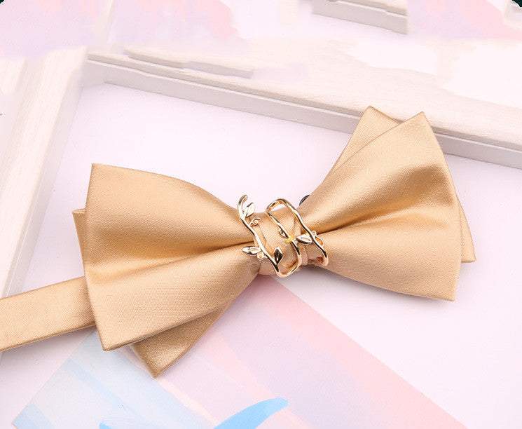 Wedding Solid Color Best Man With Branch Bow Men's Wedding Suit Tide