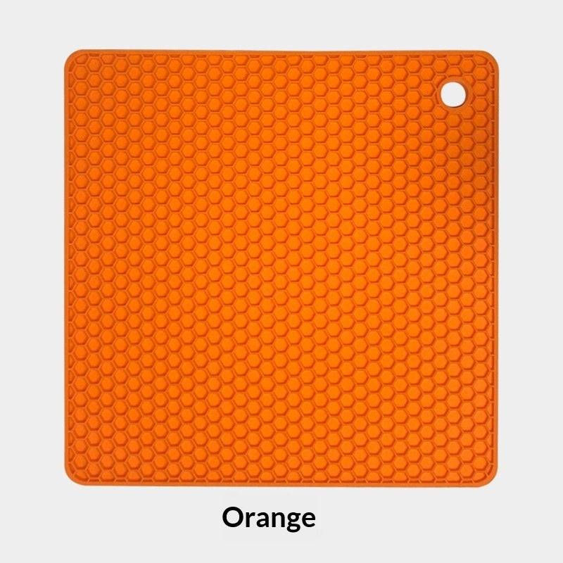Insulated Silicone Honeycomb Mat Square Kitchen Placemat