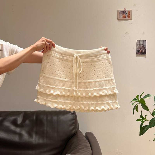 Stylish Korean-style Versatile Cake Skirt That Looks Youthful And Chic