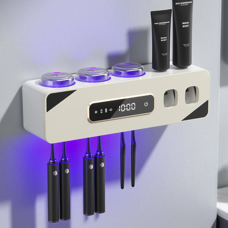 Smart Toothbrush Head Touch-Control Sterilization And Drying Toothbrush Holder