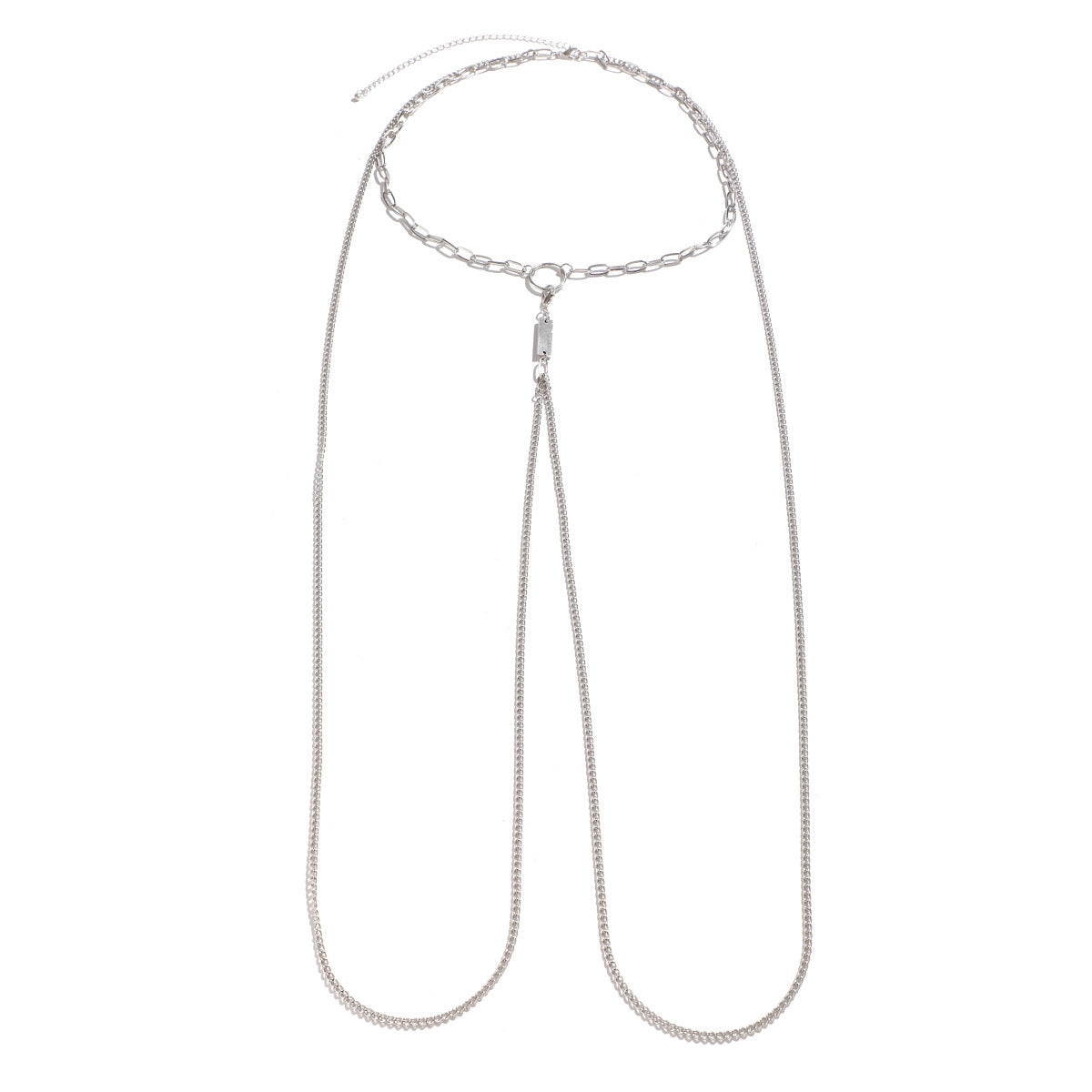 Men's Stainless Steel Tag Tight Chain Body Chain Personality