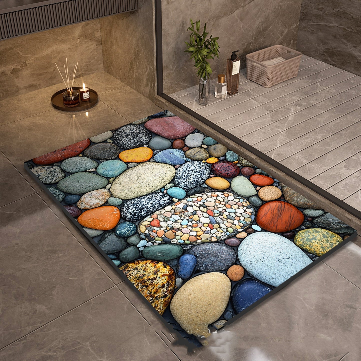Bathroom Diatomaceous Earth Quick-drying Bath Mat
