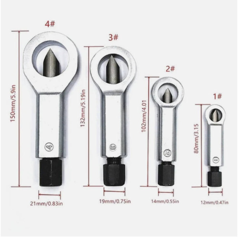 Support pan European shipping--Tools 4pcs Heavy-Duty Nut Splitter Set - Multifunctional Metal Tool For Removing Broken