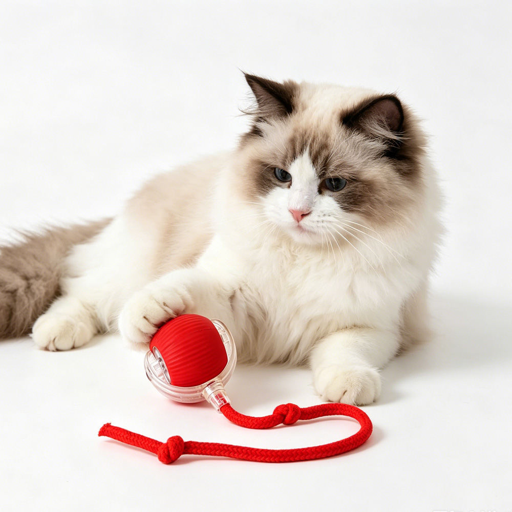 Electric Dog Cat Ball Toy,Indoor Large And Small Cat Dog Interactive Intelligent Rolling Pet Ball