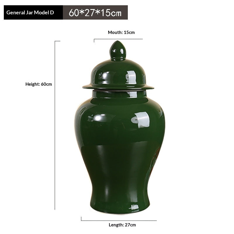 Ceramic Storage Jar Ornament For Model Homes And Tea Rooms