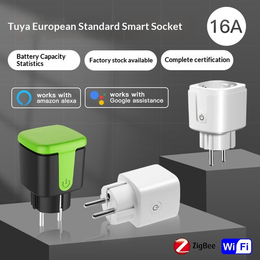 Graffiti Wi-Fi Smart Socket With Power Consumption Monitoring