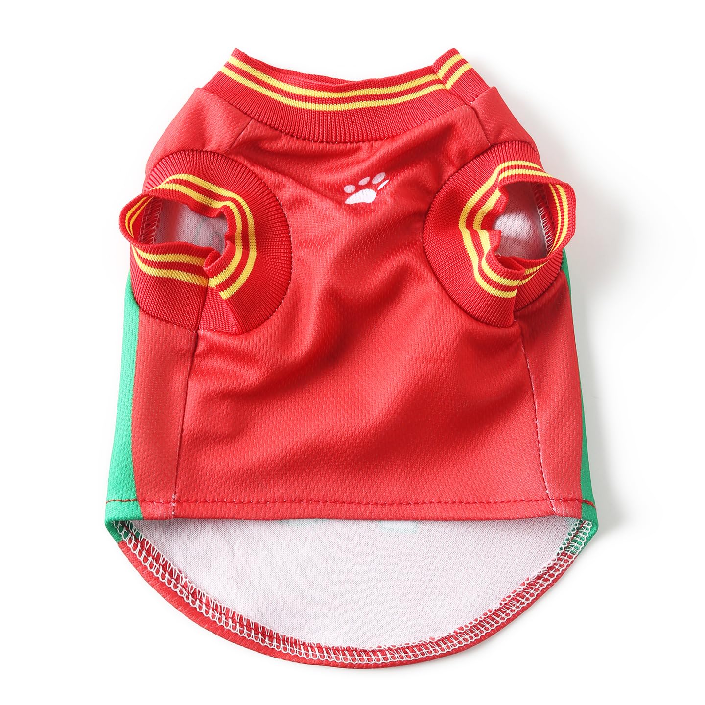 Mexico Pet Dog Jersey Costume, Summer Cooling Mesh Fabric, Soccer Sportswear Team Jersey, Lightweight Football Casual Clothes For Small Dogs