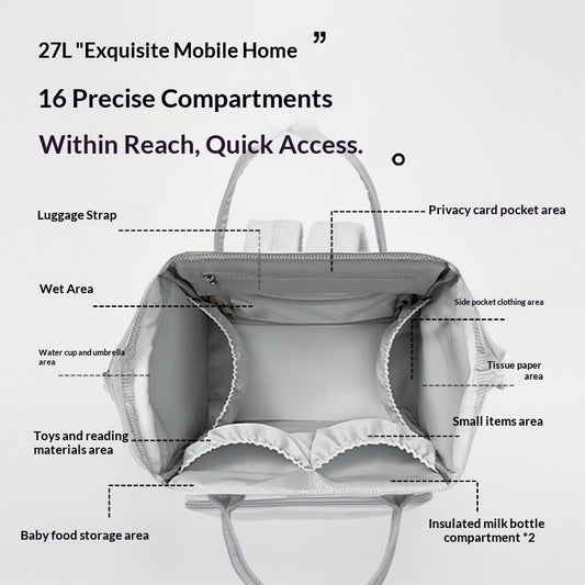 Multifunctional Lightweight Backpack For Home Storage